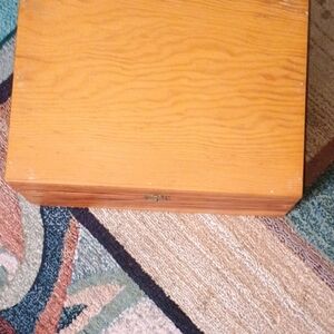 Rustic Wooden Storage Box